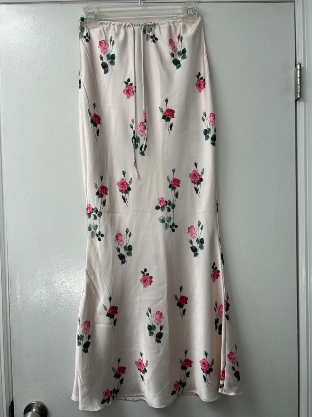 Princess Polly Pink Floral Maxi Skirt